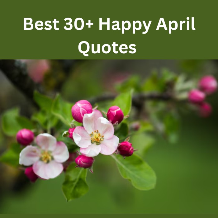 Happy April Quotes
