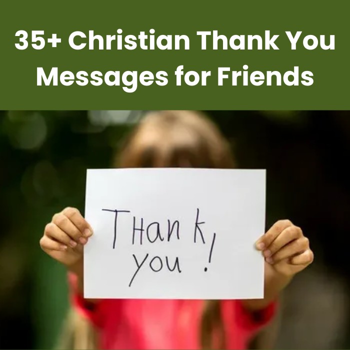 Christian thank you messages for friends