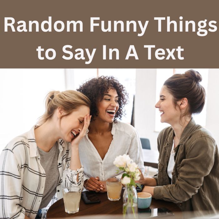 Random Funny Things to Say In A Text